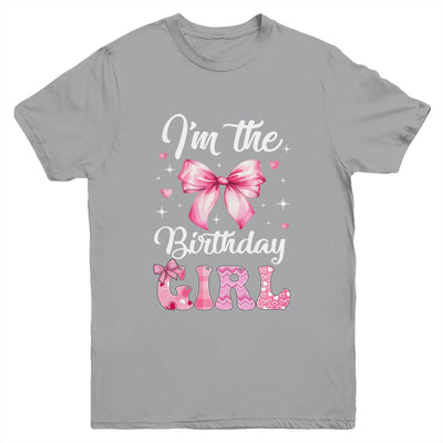 I'm The Birthday Girl Coquette Bow Cute Matching Family Youth Shirt | siriusteestore