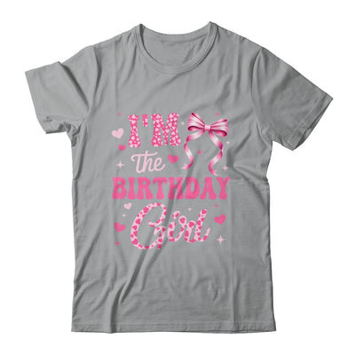 I'm The Birthday Girl Coquette Bow Cute Pink Matching Family Shirt & Tank Top | siriusteestore