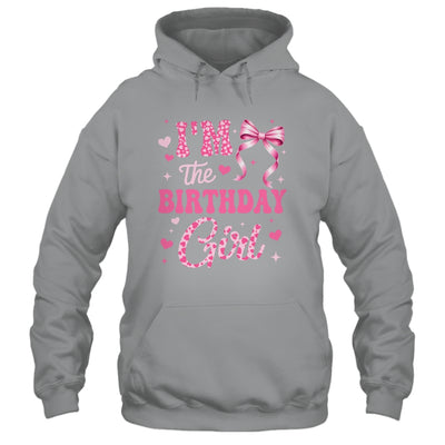 I'm The Birthday Girl Coquette Bow Cute Pink Matching Family Shirt & Tank Top | siriusteestore