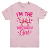 I'm The Birthday Girl Coquette Bow Matching Family Youth Shirt | siriusteestore