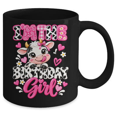 I'm The Birthday Girl Cow 1St Birthday Kids Family Farm Mug | siriusteestore