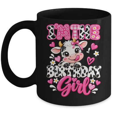I'm The Birthday Girl Cow 1St Birthday Kids Family Farm Mug | siriusteestore