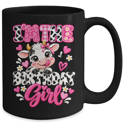 I'm The Birthday Girl Cow 1St Birthday Kids Family Farm Mug | siriusteestore