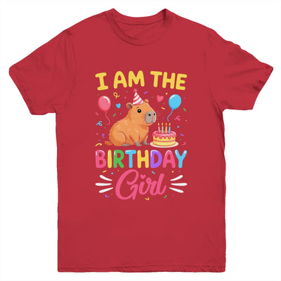 I'm The Birthday Girl Cute Capybara Bday Family Matching Youth Shirt | siriusteestore