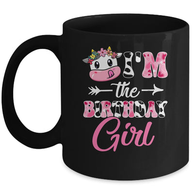 I'm The Birthday Girl Farm Cow 1St Birthday Girl Mug | siriusteestore