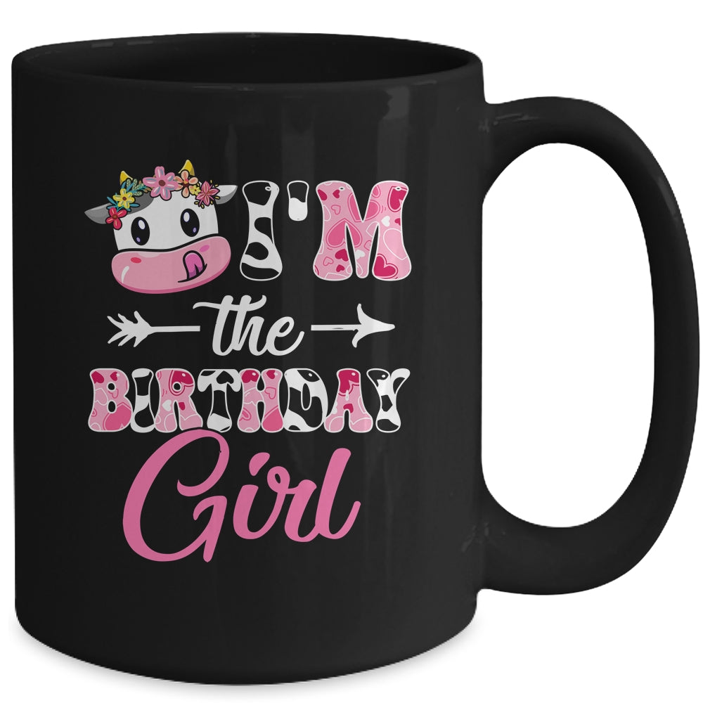 I'm The Birthday Girl Farm Cow 1St Birthday Girl Mug | siriusteestore