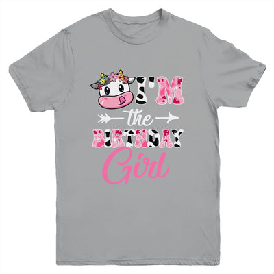 I'm The Birthday Girl Farm Cow 1St Birthday Girl Youth Shirt | siriusteestore