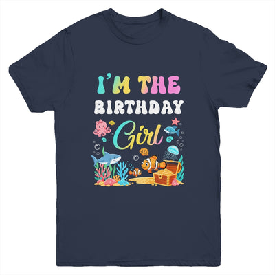 I'm The Birthday Girl Kids Sea Fish Ocean Aquarium Youth Shirt | siriusteestore