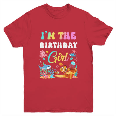 I'm The Birthday Girl Kids Sea Fish Ocean Aquarium Youth Shirt | siriusteestore