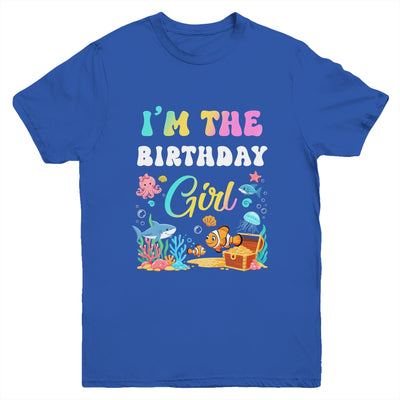 I'm The Birthday Girl Kids Sea Fish Ocean Aquarium Youth Shirt | siriusteestore