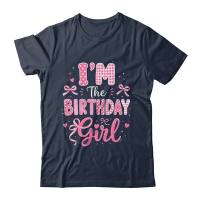 I'm The Birthday Girl Matching Pink Coquette Bow Birthday Shirt & Hoodie | siriusteestore