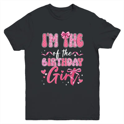 I'm The Birthday Girl Pink Coquette Bow Family Kids Youth Shirt | siriusteestore