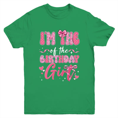 I'm The Birthday Girl Pink Coquette Bow Family Kids Youth Shirt | siriusteestore