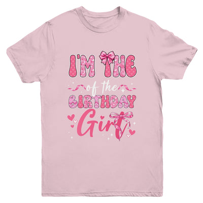 I'm The Birthday Girl Pink Coquette Bow Family Kids Youth Shirt | siriusteestore