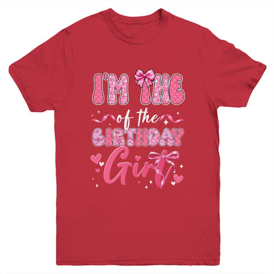 I'm The Birthday Girl Pink Coquette Bow Family Kids Youth Shirt | siriusteestore