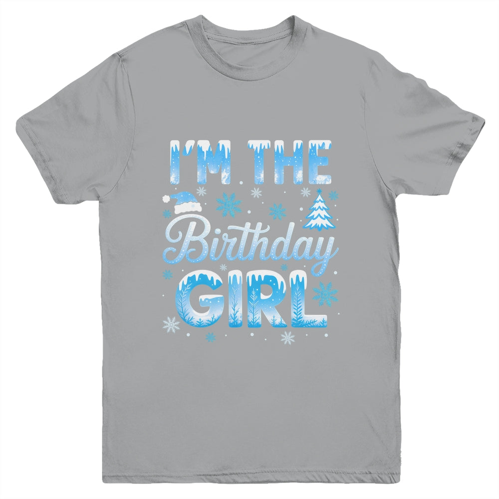 I'm The Birthday Girl Snowflakes Winter 1st Birthday Family Youth Shirt | siriusteestore