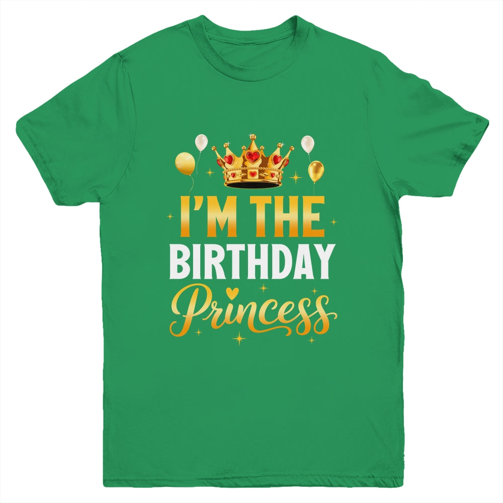 I'm The Birthday Princess Birthday Girl Family Kid Youth Shirt | siriusteestore