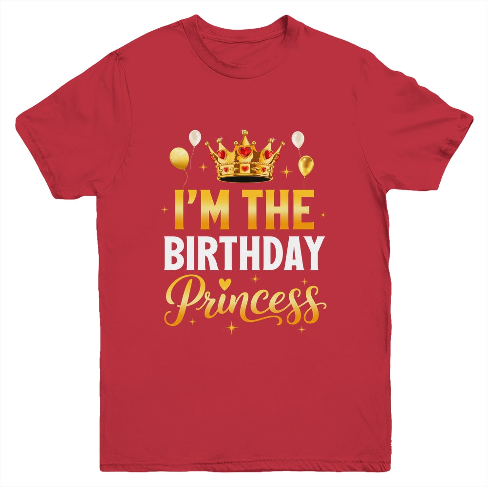 I'm The Birthday Princess Birthday Girl Family Kid Youth Shirt | siriusteestore