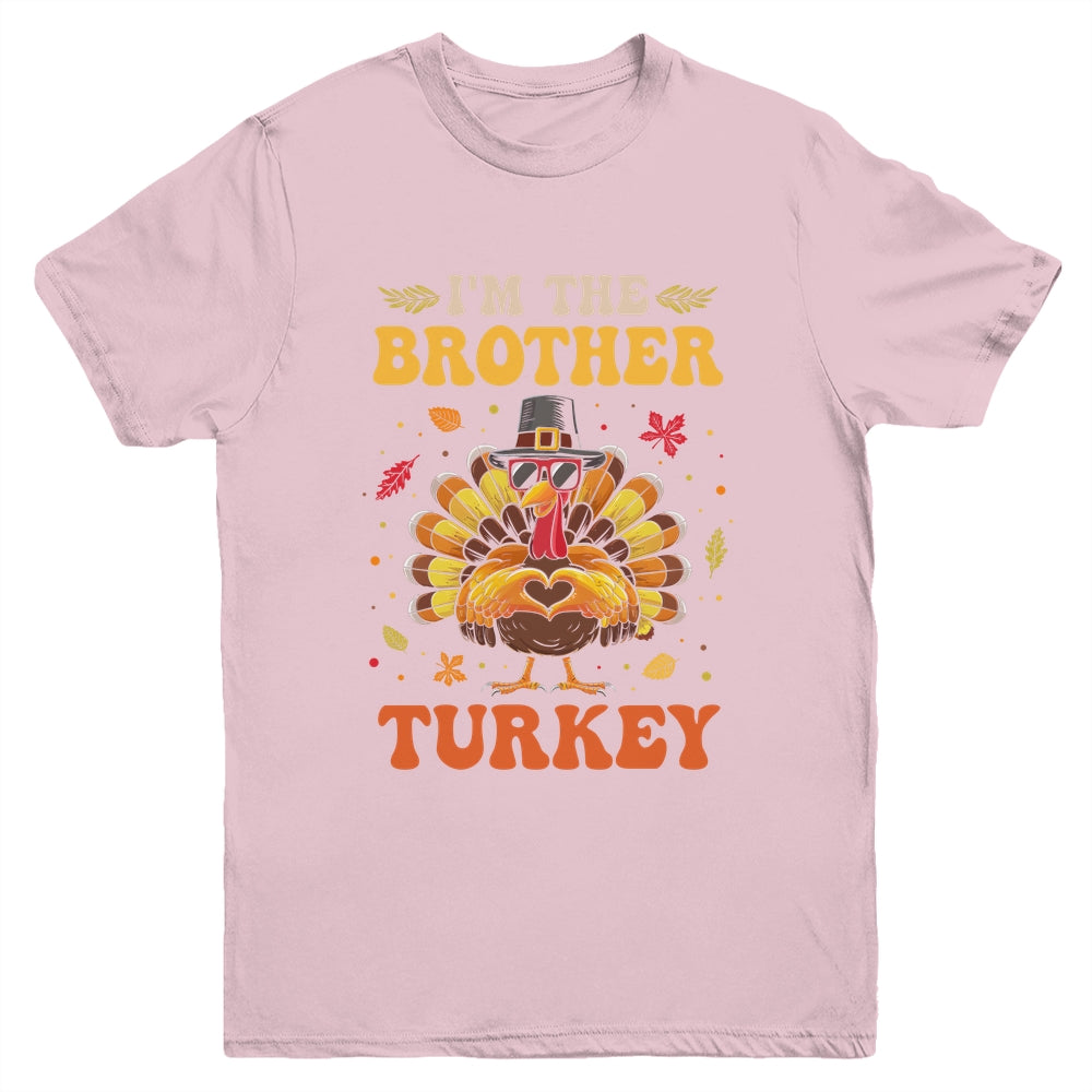I'm The Brother Turkey Matching Family Thanksgiving Costume Youth Shirt | siriusteestore