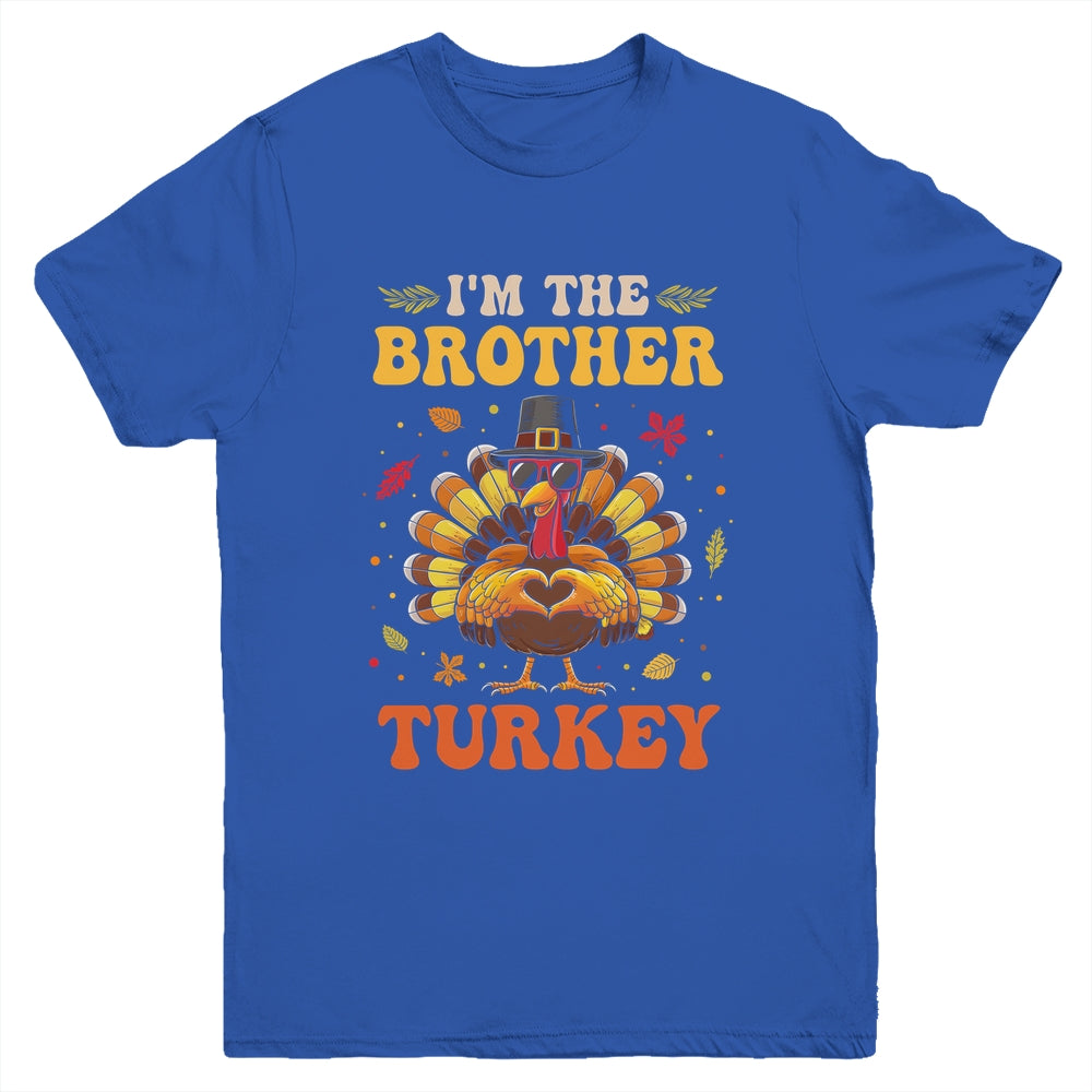 I'm The Brother Turkey Matching Family Thanksgiving Costume Youth Shirt | siriusteestore