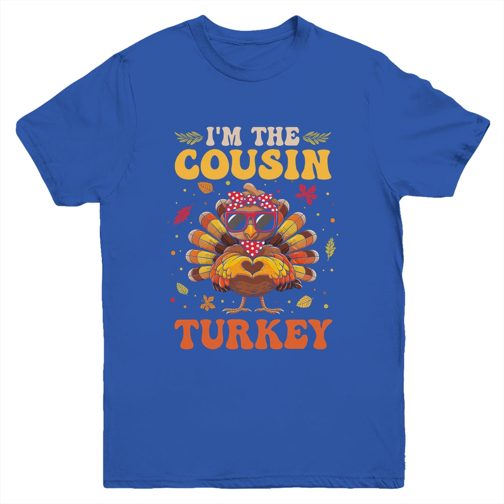 I'm The Cousin Turkey Matching Family Thanksgiving Costume Youth Shirt | siriusteestore