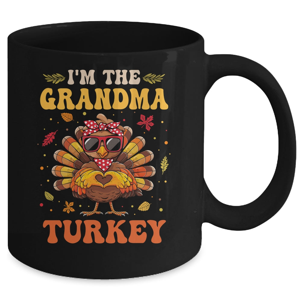 I'm The Grandma Turkey Matching Family Thanksgiving Costume Mug | siriusteestore