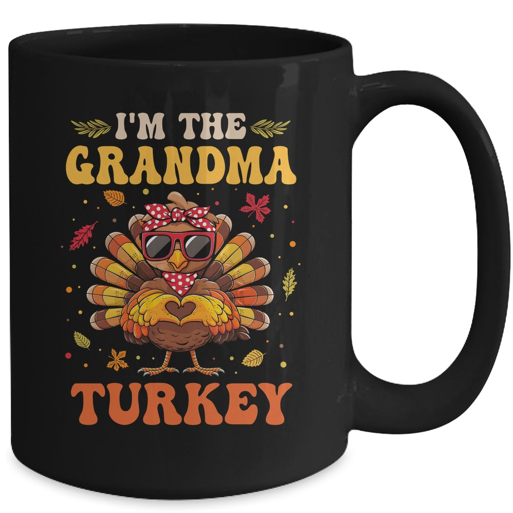 I'm The Grandma Turkey Matching Family Thanksgiving Costume Mug | siriusteestore