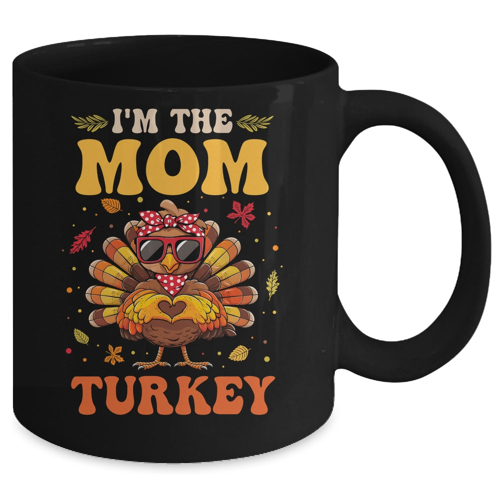 I'm The Mom Turkey Matching Family Thanksgiving Costume Mug | siriusteestore