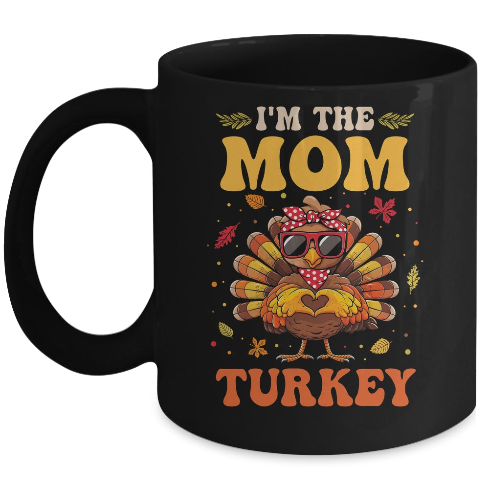 I'm The Mom Turkey Matching Family Thanksgiving Costume Mug | siriusteestore