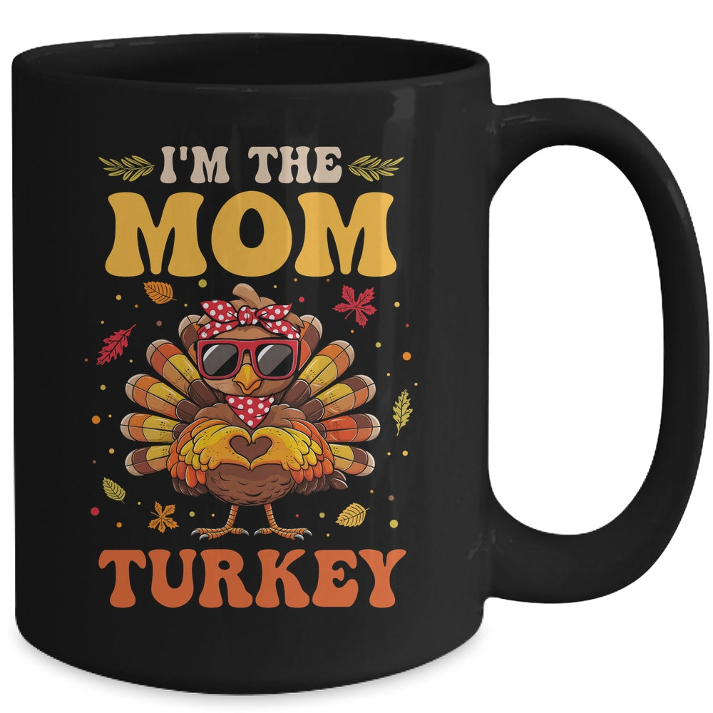 I'm The Mom Turkey Matching Family Thanksgiving Costume Mug | siriusteestore