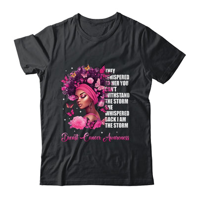 I'm The Storm Black Women Breast Cancer Awareness Survivor Shirt & Hoodie | siriusteestore