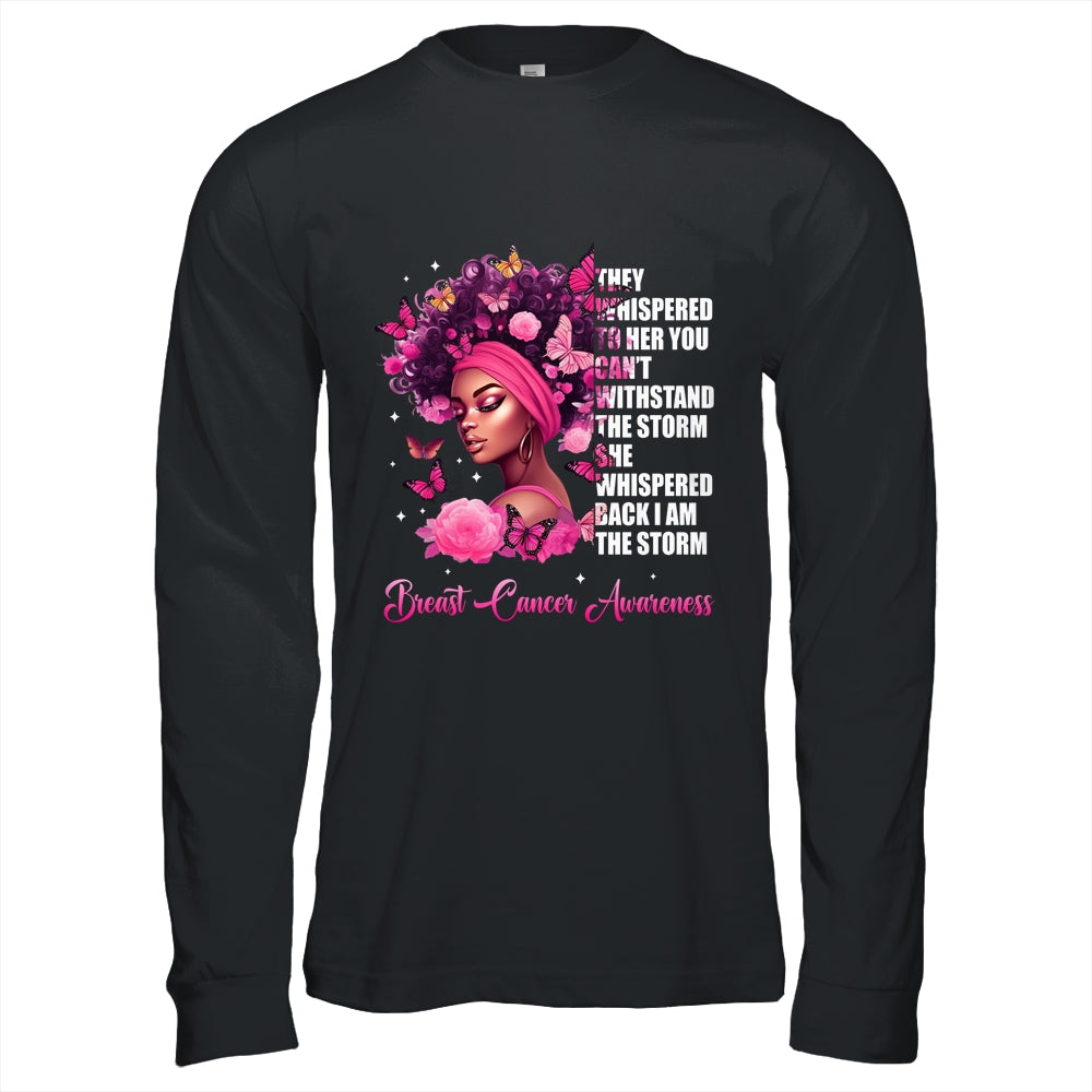 I'm The Storm Black Women Breast Cancer Awareness Survivor Shirt & Hoodie | siriusteestore