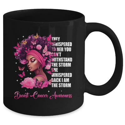 I'm The Storm Black Women Breast Cancer Awareness Survivor Mug | siriusteestore