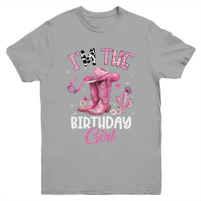 I'm The The Birthday Girl Pink Cowgirl Western Cow Girl Youth Shirt | siriusteestore