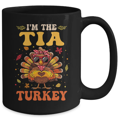 I'm The Tia Turkey Matching Family Thanksgiving Costume Mug | siriusteestore