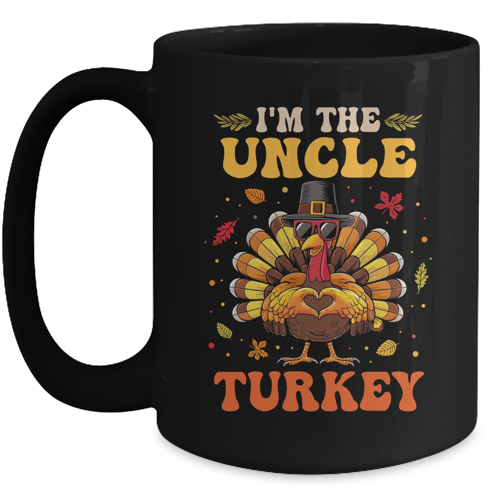 I'm The Uncle Turkey Matching Family Thanksgiving Costume Mug | siriusteestore