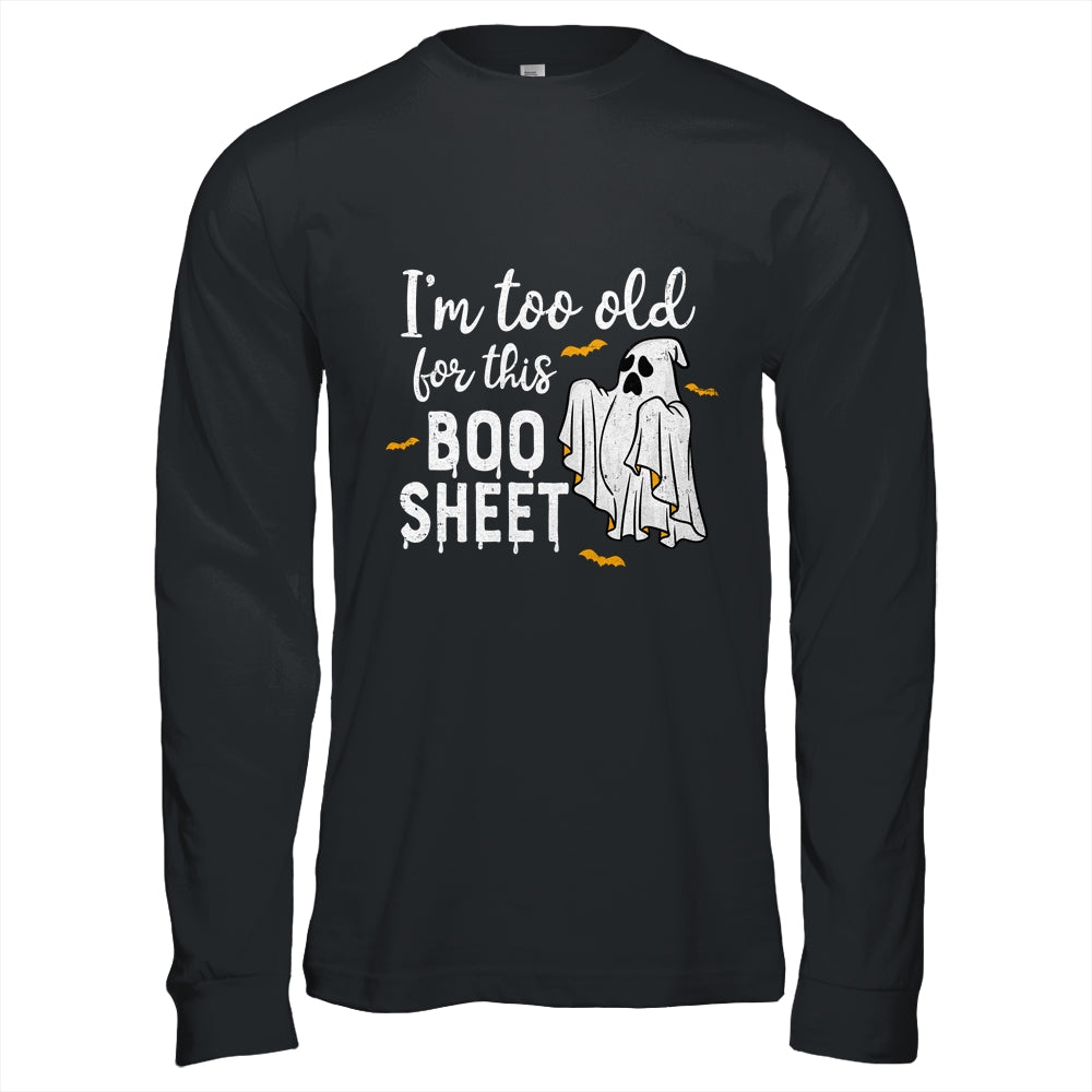 I'm Too Old For This Boo Funny Halloween Beer Ghost Shirt & Hoodie | siriusteestore