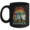 I'm With The Banned Books I Read Banned Reader Books Lover Mug | siriusteestore