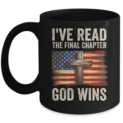 I've Read The Final Chapter God Wins Religious Christian Mug | siriusteestore