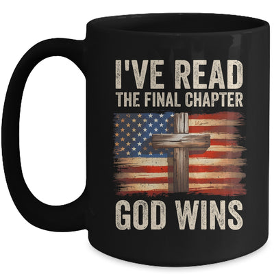 I've Read The Final Chapter God Wins Religious Christian Mug | siriusteestore