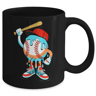 Ice Cream Drip Baseball Spots Baseball Drip For Girls Kids Mug | siriusteestore