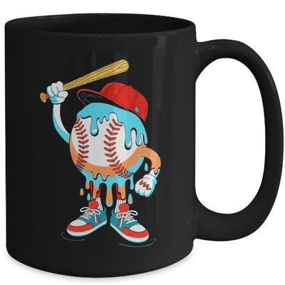 Ice Cream Drip Baseball Spots Baseball Drip For Girls Kids Mug | siriusteestore