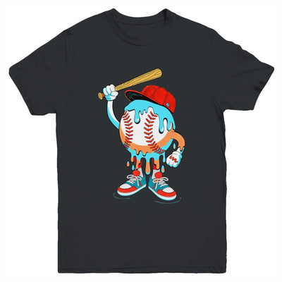 Ice Cream Drip Baseball Spots Baseball Drip For Girls Kids Youth Shirt | siriusteestore