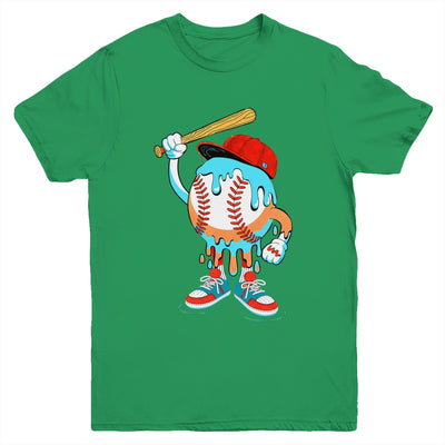 Ice Cream Drip Baseball Spots Baseball Drip For Girls Kids Youth Shirt | siriusteestore