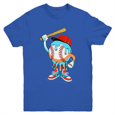 Ice Cream Drip Baseball Spots Baseball Drip For Girls Kids Youth Shirt | siriusteestore