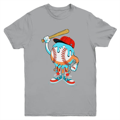 Ice Cream Drip Baseball Spots Baseball Drip For Girls Kids Youth Shirt | siriusteestore