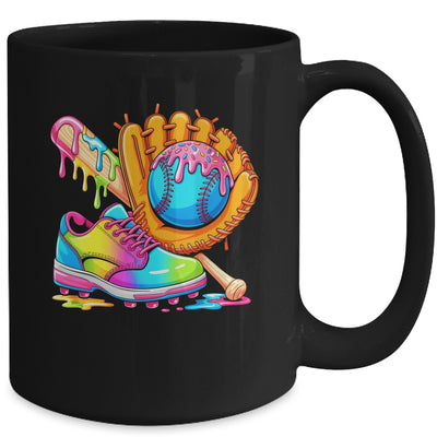 Ice Cream Drip Baseball Stuff Baseball Drip For Boys Graphic Mug | siriusteestore