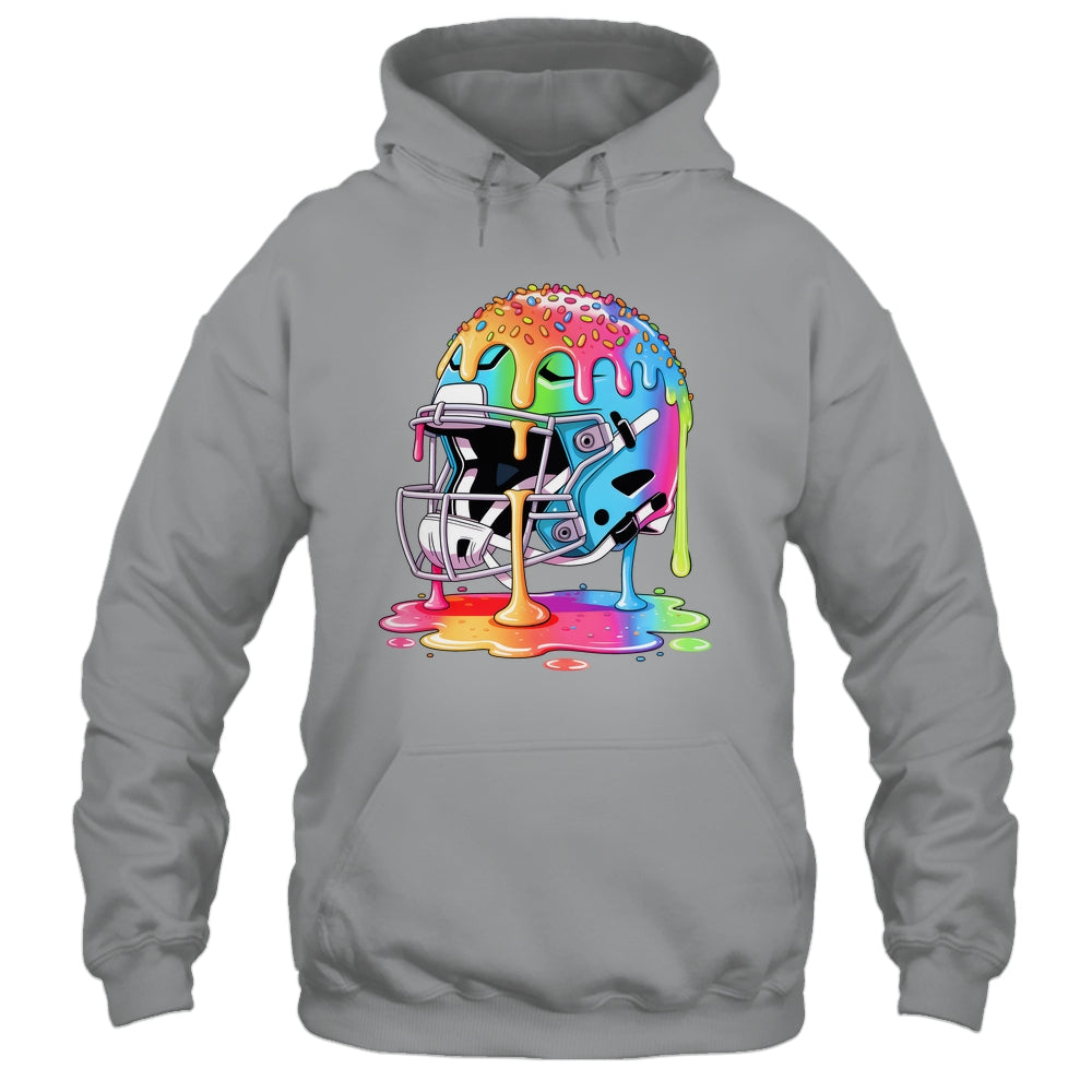 Ice Cream Drip Football Stuff Boys QB RB Lineman WR Drippy Shirt & Tank Top | siriusteestore