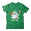 Ice Cream Drip Ghost Baseball Spots Baseball Drip Halloween Shirt & Hoodie | siriusteestore