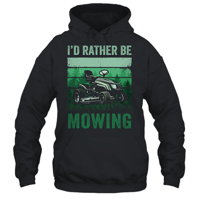 Id Rather Be Mowing Funny Lawn Mowing Lawn Mower For Men Shirt & Tank Top | siriusteestore